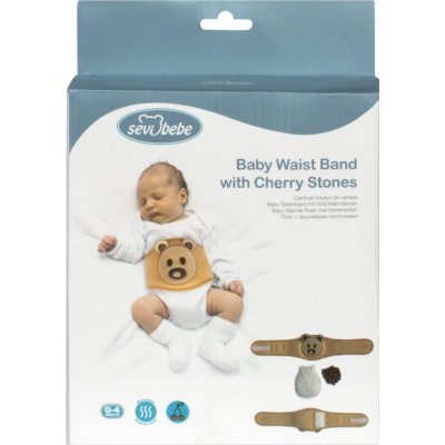 Sevi Bebe Gaz Giderici Kiraz Çekirdekli Bel Bandı, Yeşil