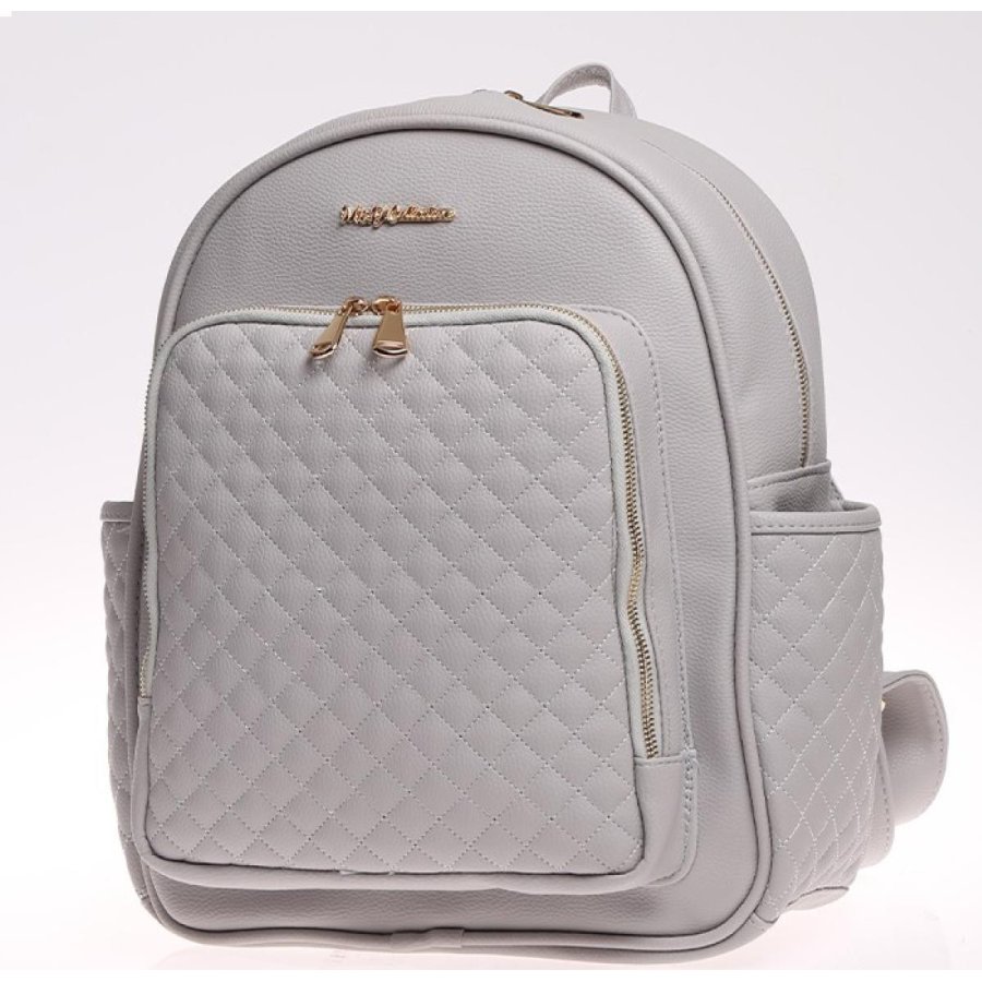 M&Y Dust Deri Anne Bebek Bakım Sırt Çantası, Gri