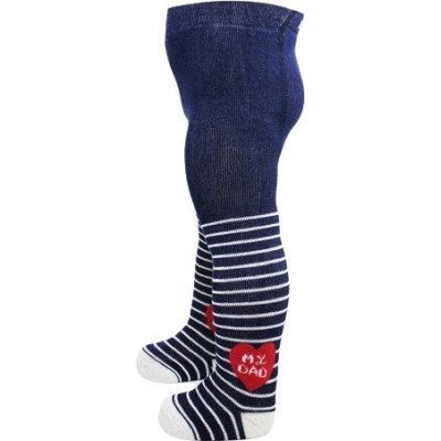 Bibaby Biorganic Mom And Dad Havlu Külotlu Çorap, Lacivert