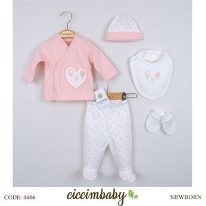 Ciccim Baby Zıbın Takım, Pembe