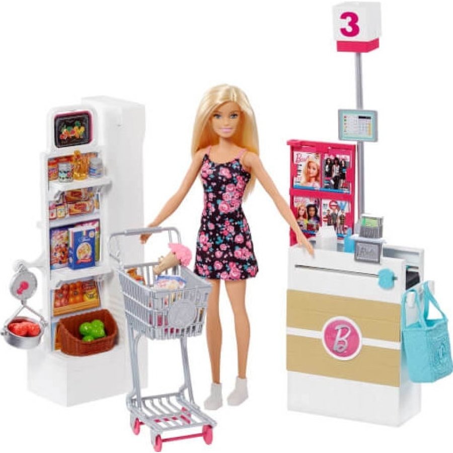 Barbie Süper Markette Oyun Seti