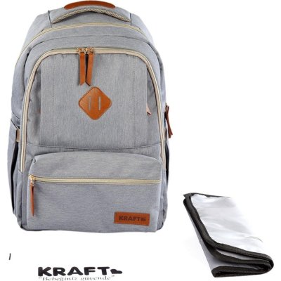 Kraft Mars Anne Bebek Bakım Sırt Çantası, Gri