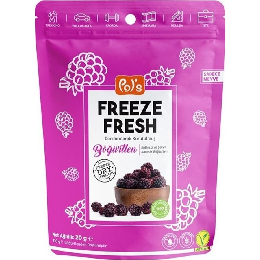 Pol's Freeze Fresh Dried, Böğürtlen