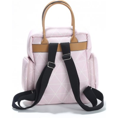 M&Y Eos Digital Anne Bebek Bakım Sırt Çantası, Gri, Toz Pembe