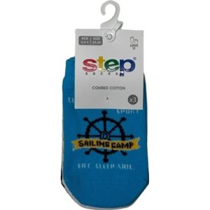 Step Çıpa Patik Çorap, Karışık Renkli, 3'lü