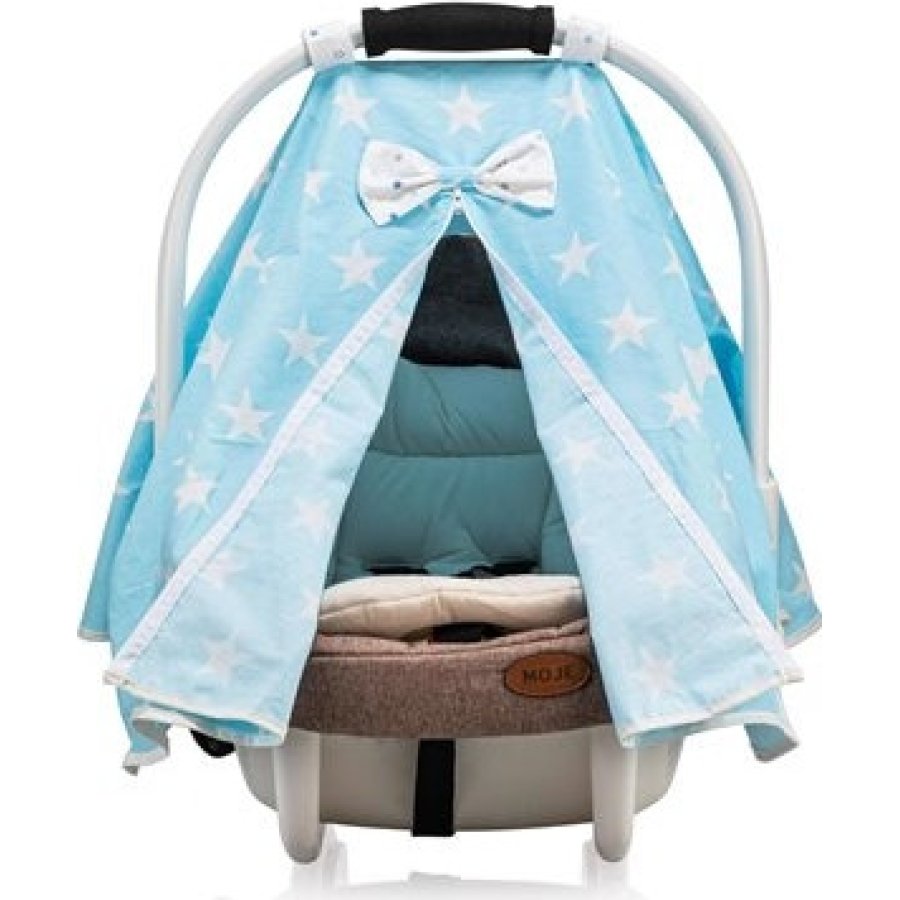 Moje Taşıma Koltuğu Ana Kucağı Örtüsü, Mavi, Yıldız