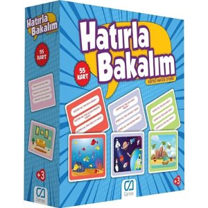 Games Hatırla Bakalım Eğitici Hafıza Oyunu, 55 Kart