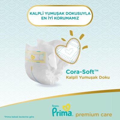 Prima Premium Care Bebek Bezi, 3 Beden, 144 Adet