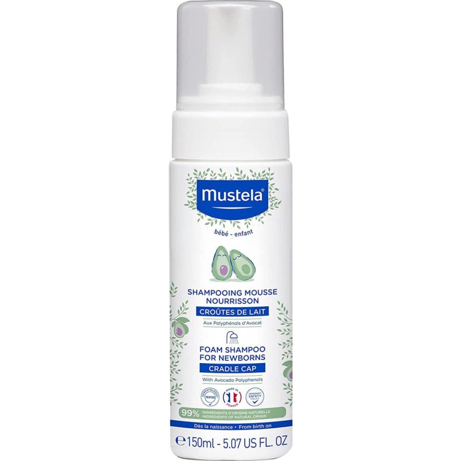 Mustela Konak Önleyici Yenidoğan Köpük Şampuanı, 150 ml