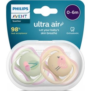 Philips Avent Ultra Air Emzik, 0-6 Ay, Kız, 2'li