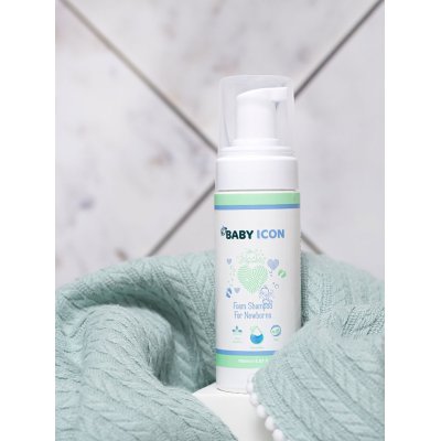 Baby Icon Yenidoğan Konak Önleyici Köpük Şampuan, 150 ml