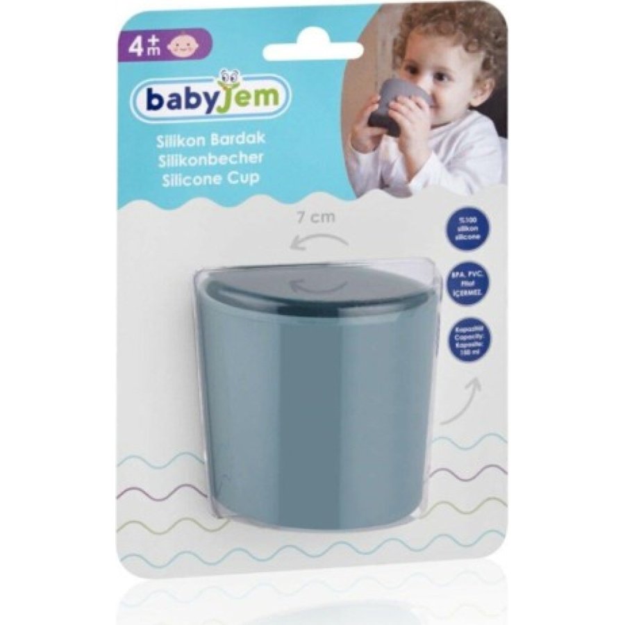 BabyJem Silikon Bardak 714 Mint