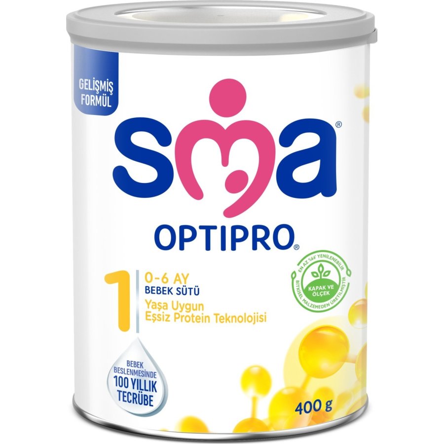 SMA Optipro 1 Probiyotik Bebek Sütü, 0-6 Ay, 400 g