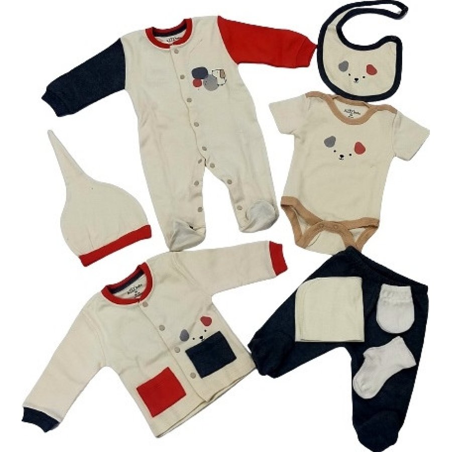 Aziz Bebe 10 Parça Hastane Çıkışı, Bej