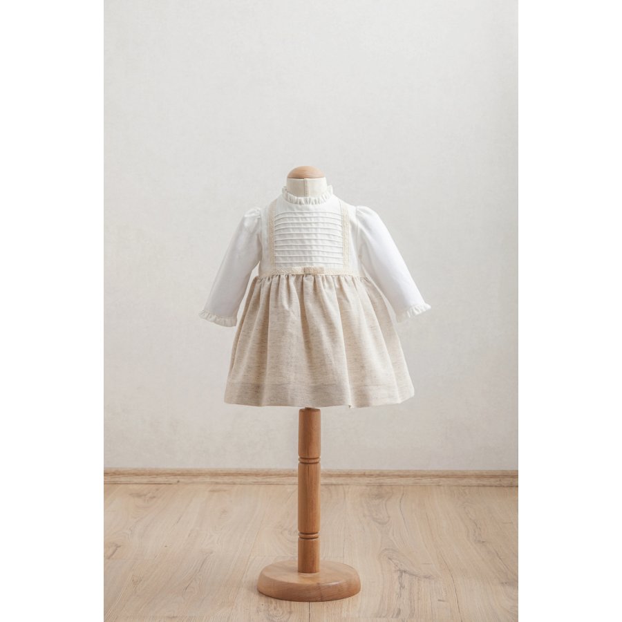 Tongs Baby Bebek Elbise 3921 Bej