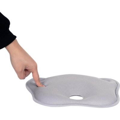 Sevi Bebe Düz Kafa Yastığı Kafa Şekillendirici Yastık, Gri