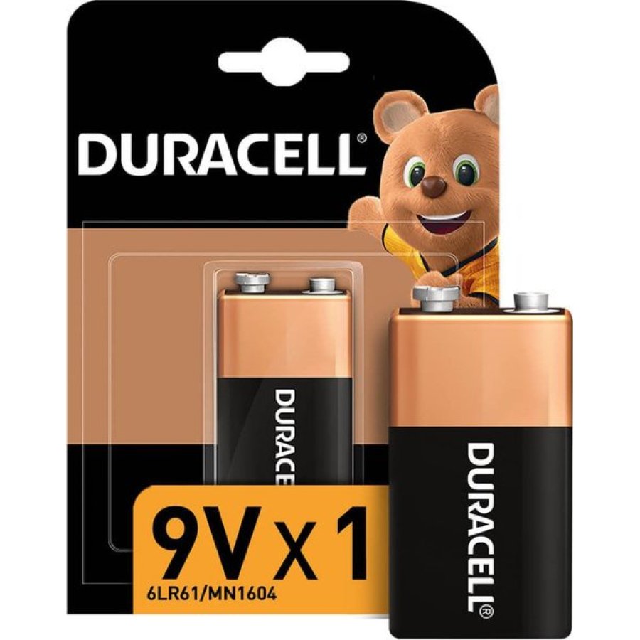 Duracell Basic 9 Volt Pil Tekli