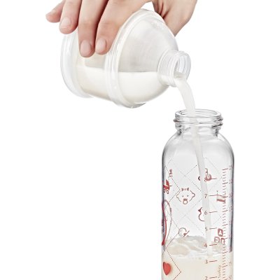 BabyJem Katlı Toz Mama Kabı, Beyaz