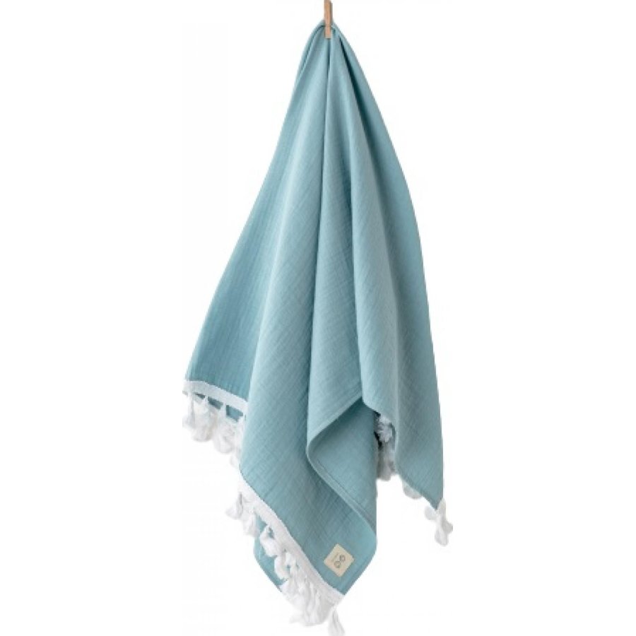 Andywawa Baby Home Müslin Bebek Battaniye, 120x90, Mavi