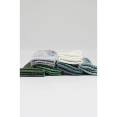 Bistyle Colors Penye Düz Soket Çorap, Nil, 6'lı