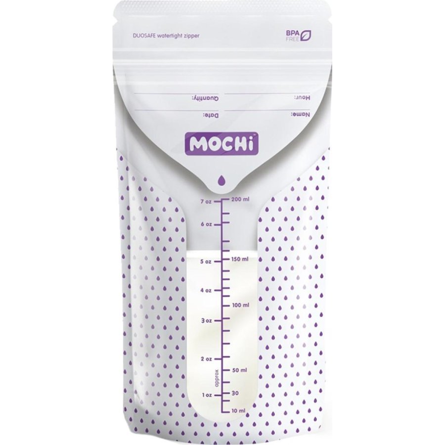 Mochi Anne Sütü Saklama Poşeti, 200 ml, 50 Adet