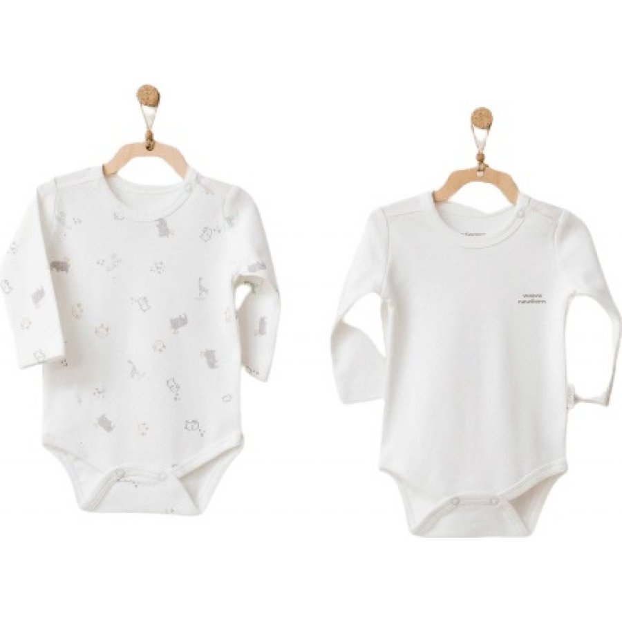 Andywawa The Zoo S Balboa Organik Bebek Badi, Ekru, 2'li