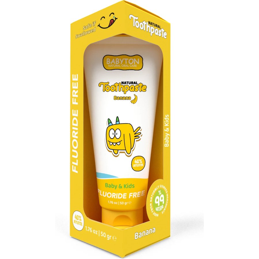 Babyton Organik Doğal Muz Aromalı Diş Macunu 50 Gr