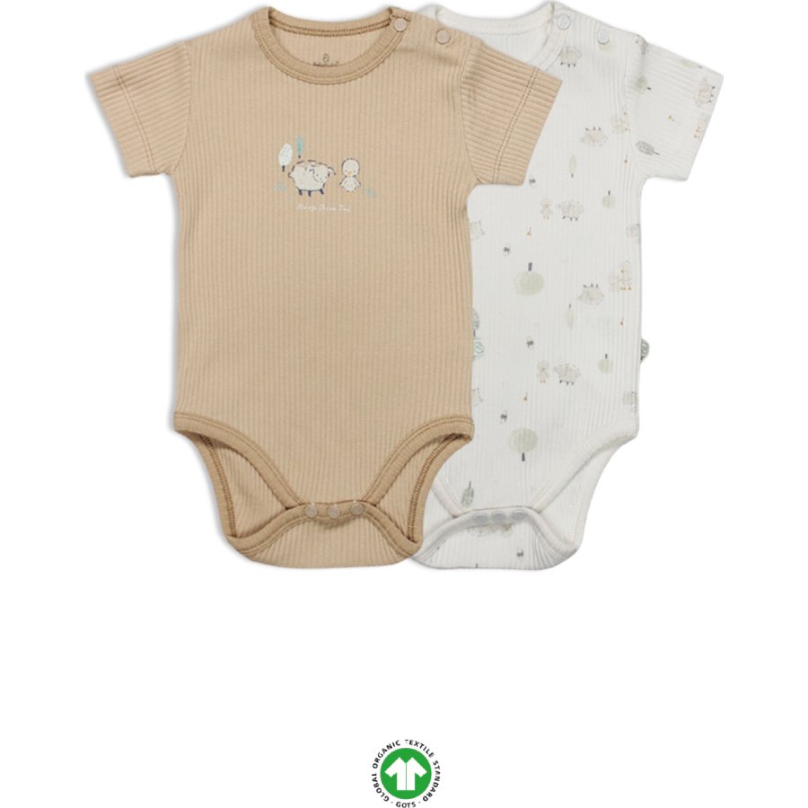 Bistyle Always Dream Yarım Kol 2'Li Body 17114 Ekru Bej