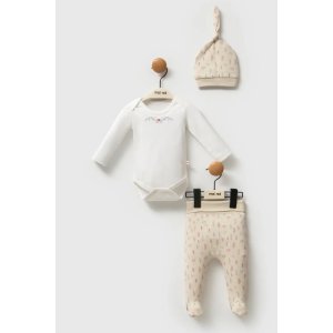 Moi Noi Kokina Şapka Body Pantolon MNB5334 Bej