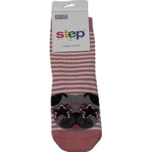 Step Bulldog Soket Çorap, Karışık Renkli