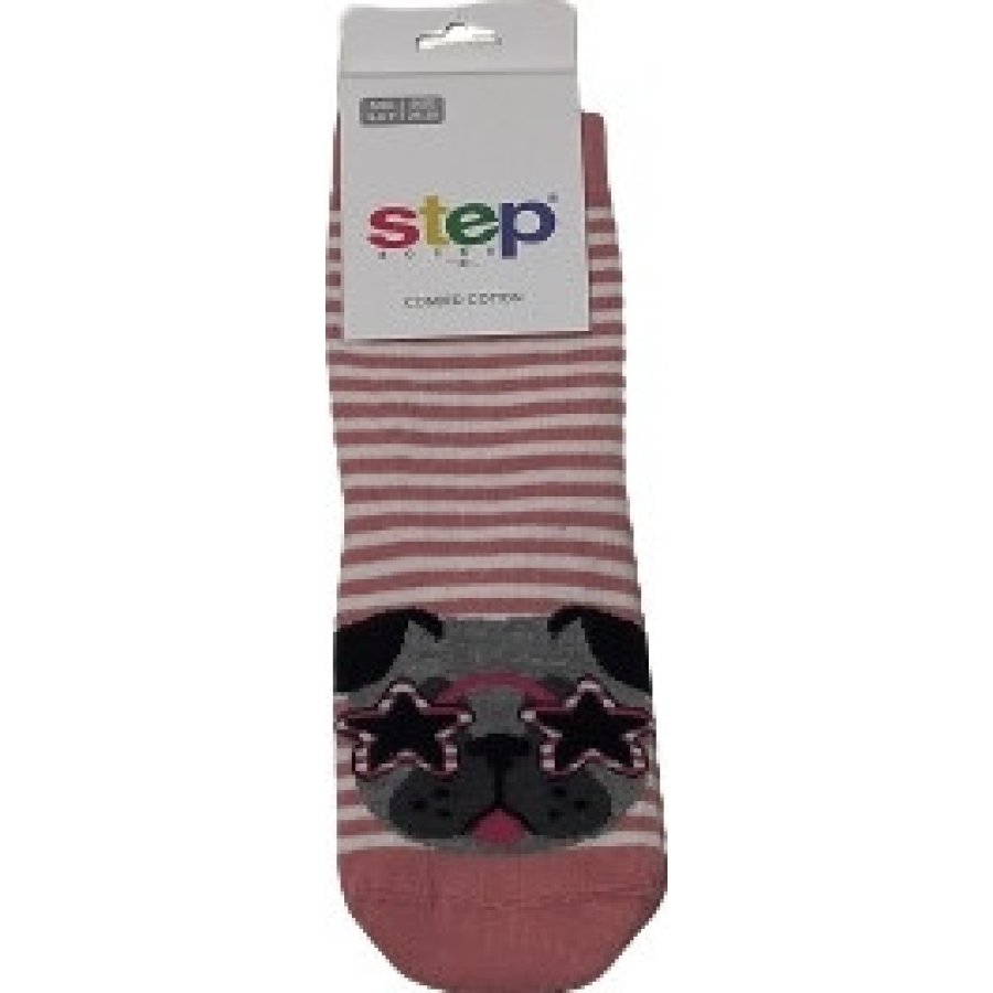 Step Bulldog Soket Çorap, Karışık Renkli