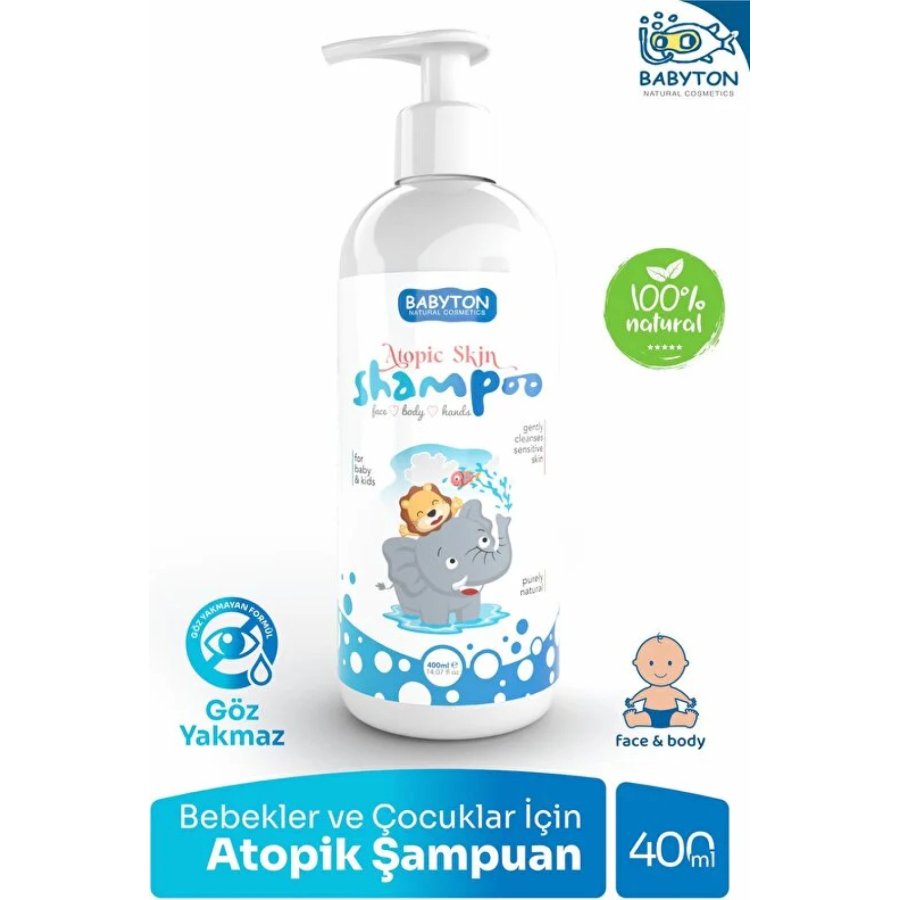 Babyton Bebekler ve Çocuklar İçin Atopik Şampuan 400 ml