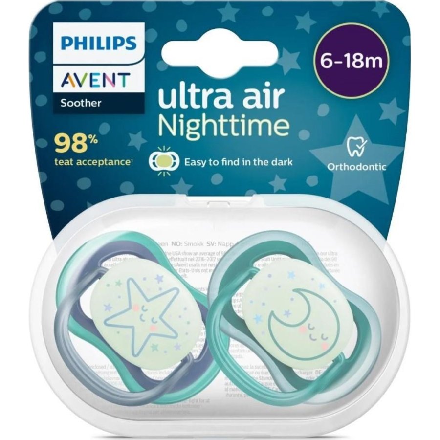 Philips Avent Ultra Air Gece Emzik 6-18 Ay Erkek