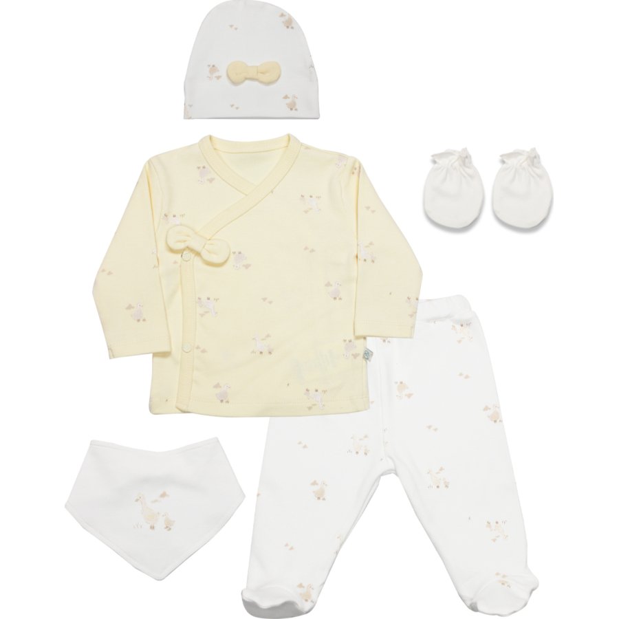 Bistyle 5Li Hastane Çıkışı Welcome Baby Duck 12103 Sarı