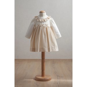 Tongs Baby Bebek Elbise 3914 Açık Sarı