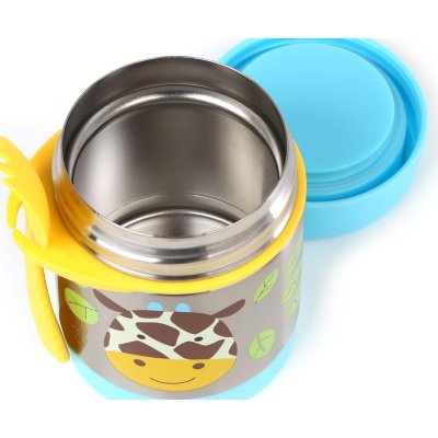 Skip Hop Zoo Paslanmaz Çelik Termos, 325 ml, Zürafa