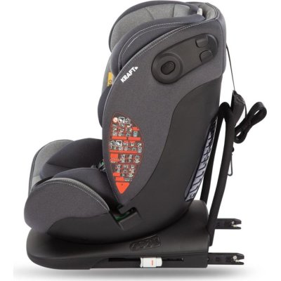 Kraft Neptune I-Size 0-36 kg İsofixli Oto Koltuğu, Açık Gri