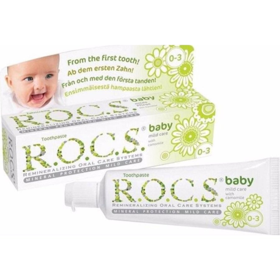 R.O.C.S. Baby Diş Macunu, 35 ml, Papatya