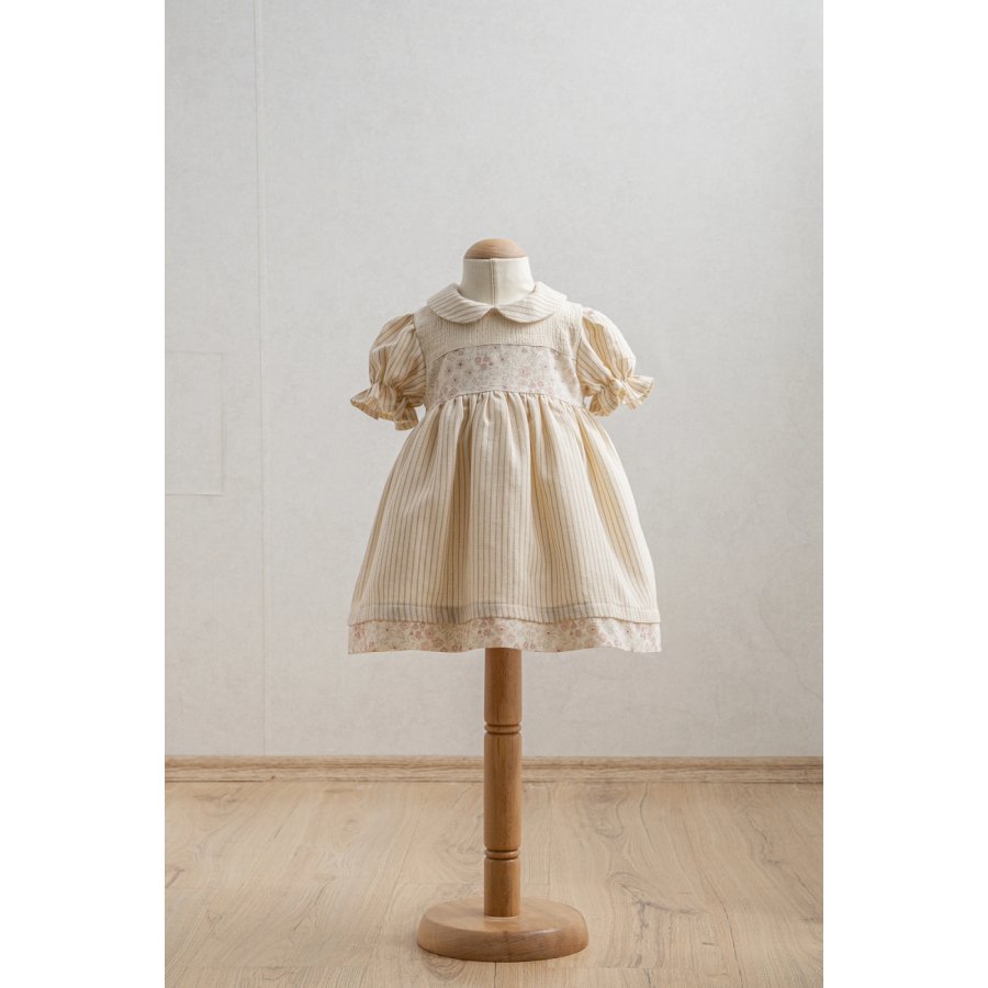 Tongs Baby Bebek Elbise 3943 Bej