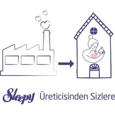 Sleepy Bio Natural Bebek Bezi, 6 Numara, 64 Adet