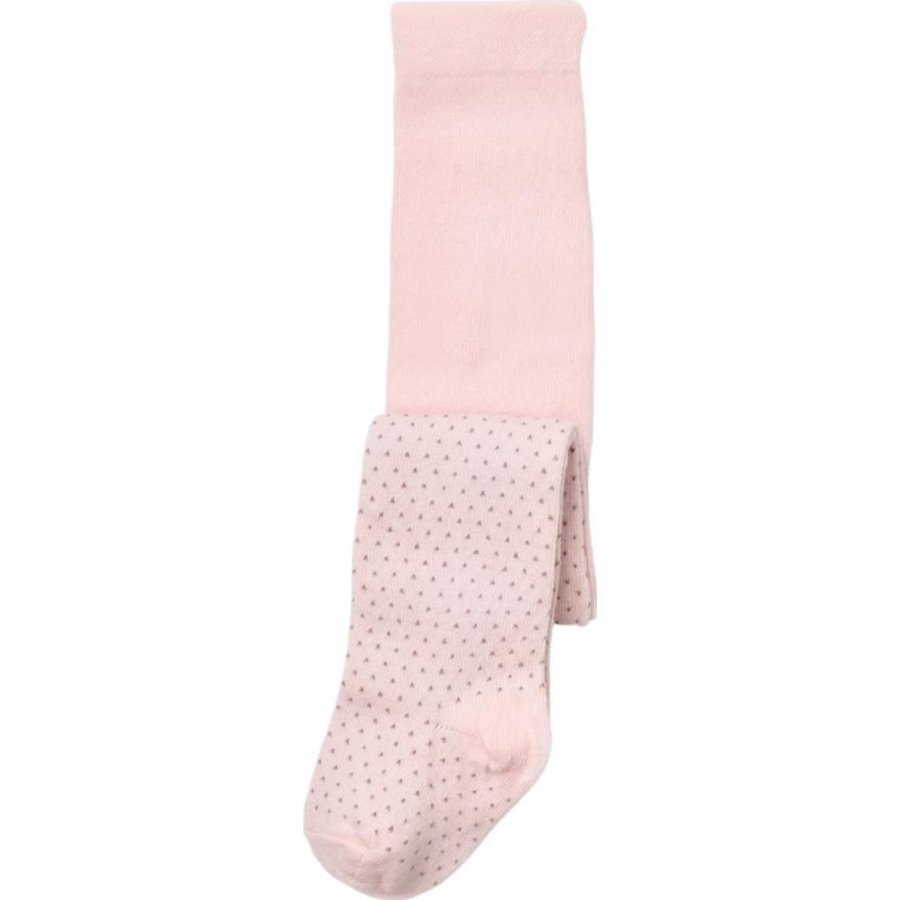 Bibaby Biorganic Klasik Puanlı Külotlu Çorap, Pembe