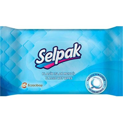 Selpak Klasik Islak Cep Mendili, 10 Yaprak, 3'lü