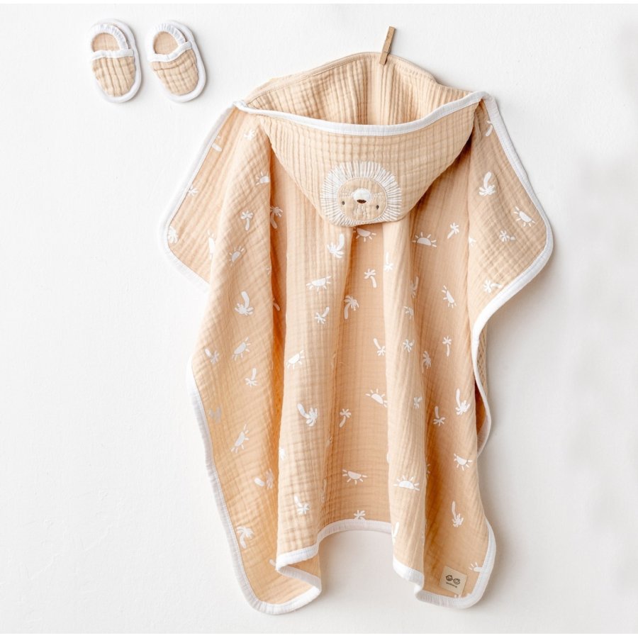 Andywawa AC24508 Müslin Smil All Day 80x80 Havlu Set Beige