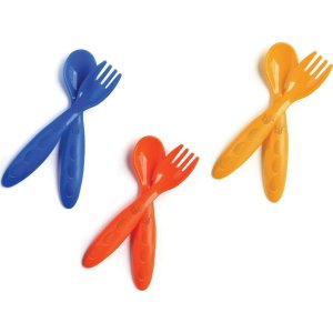 BabyJem Mama Kaşık Çatal Takımı, Mavi