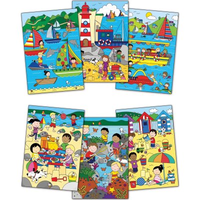 Galt Water Magic Sihirli Boyama Kitabı, At The Seaside