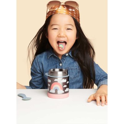 Skip Hop Zoo Paslanmaz Çelik Termos, 325 ml, Gökkuşağı