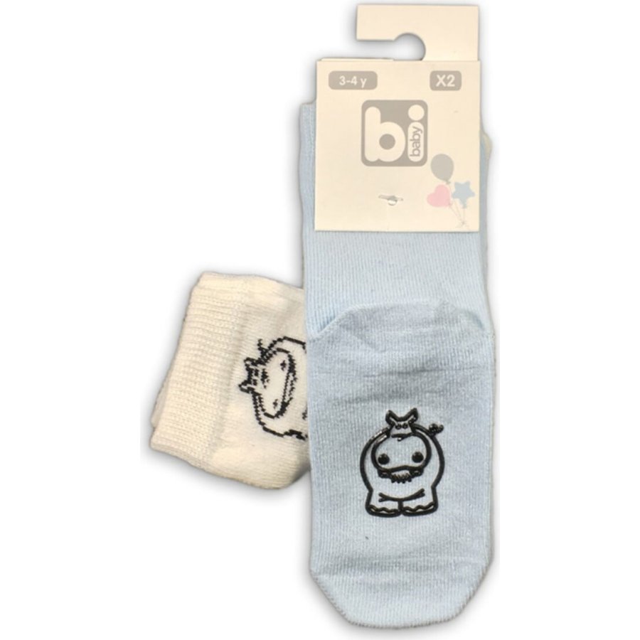Bibaby Zoo Kaymaz Çorap, Su Aygırı, 2'li