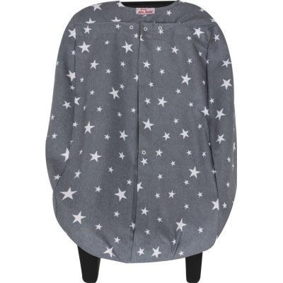 Sevi Bebe Ana Kucağı Örtüsü, Gri, Yıldız