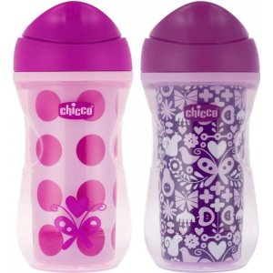 Chicco Isı Yalıtımlı Active Bardak, 14+ Ay, Kız