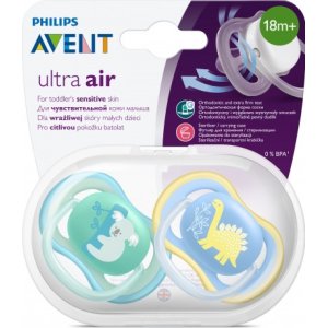 Philips Avent Ultra Air Emzik, 18+ Ay, Erkek, 2'li